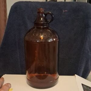 Vintage Clorox Bottle With Original Cap/Lid Brown Amber Glass 32 Oz Early 1950's